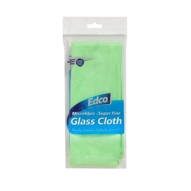 Super Fine Microfibre Glass Cloth Green (1pk)