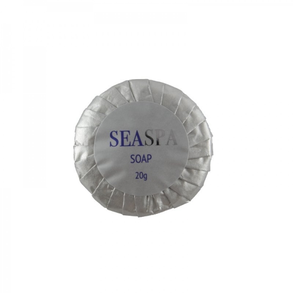 SEASPA Bath Soap Pleat Wrap 20g (Carton 500)