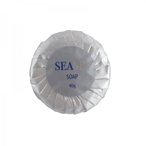 SEASPA Bath Soap Pleat Wrap 40G (Carton 250)