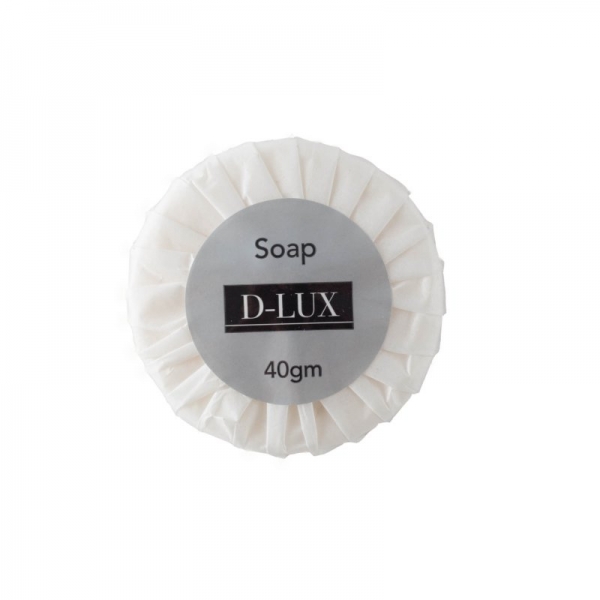 D-LUX Bath Soap Pleat Wrap 40g (Carton 250)