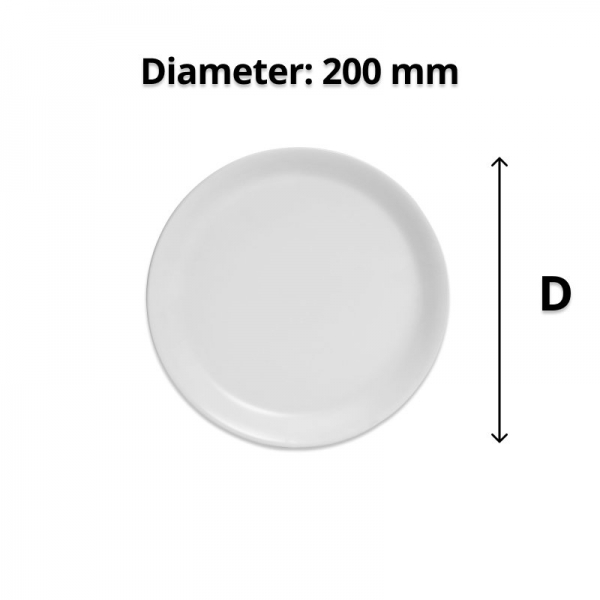 Connoisseur Stone Coloured Side Plate 200 mm