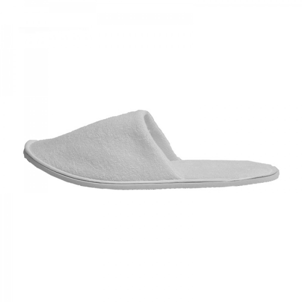 Closed Toe Terry Cotton Slippers in Bio Bag