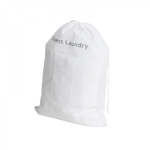 Non-woven Guest Laundry Bag White