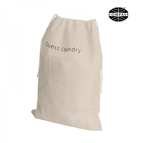 Guest Non-Woven Laundry Bag Natural