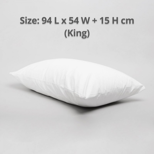 Deluxe Pillowcase White King
