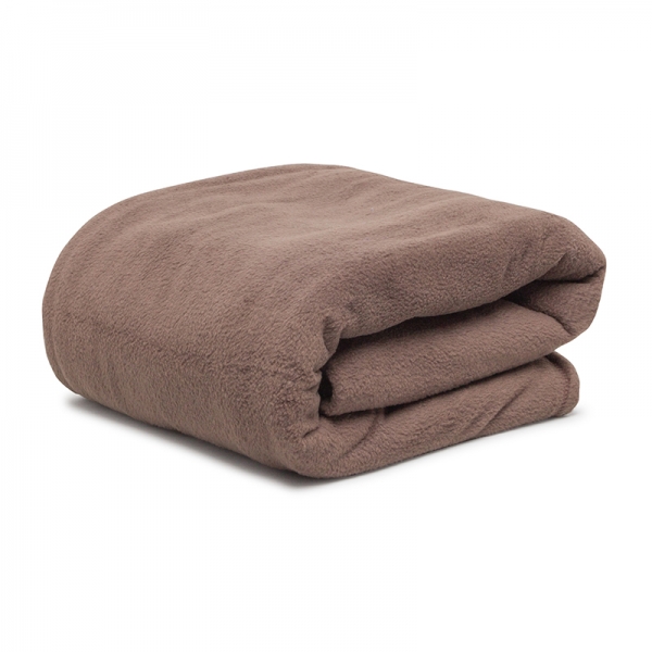 Thermalux Fleece Blanket QB-KB Stone Brown