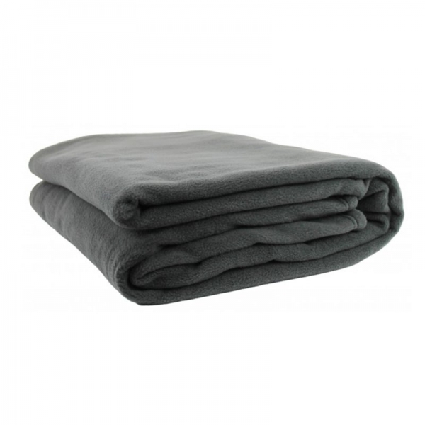 Polar Fleece Blanket Charcoal - Double