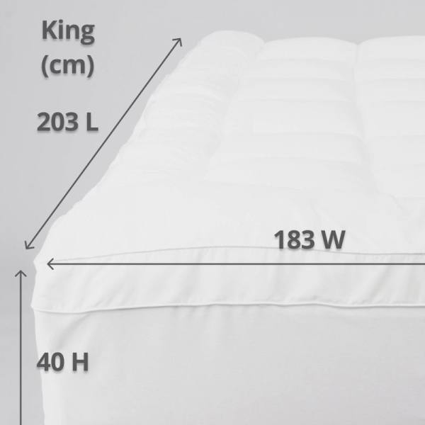 Luxury Mattress Topper King Fitted