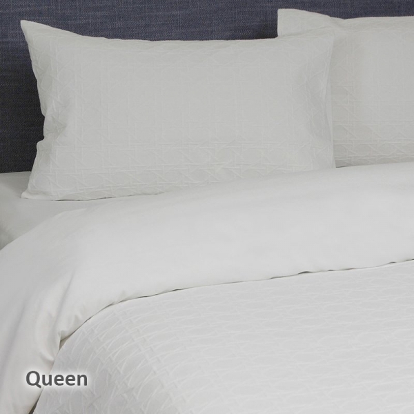 Quilt Cover Villa White Queen