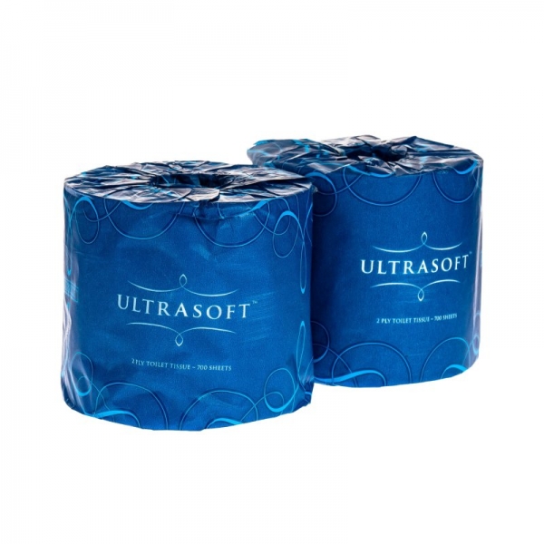 Ultrasoft Toilet Tissue 2 Ply 700 Sheets (Ctn 48)