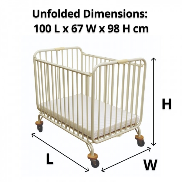 Compass Metal Folding Holiday Cot