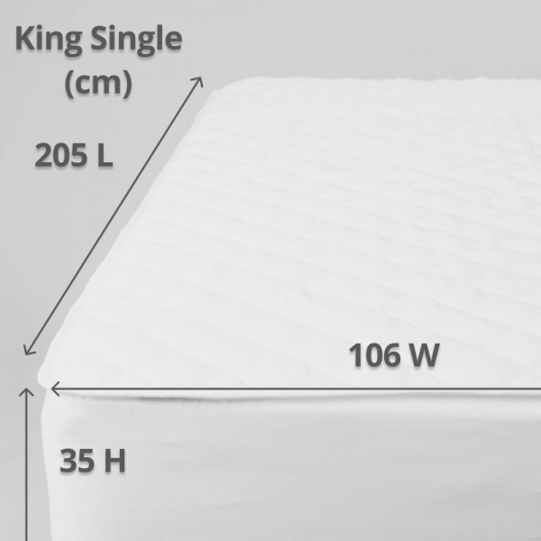 Fibresmart Mattress Protector King Single Fitted