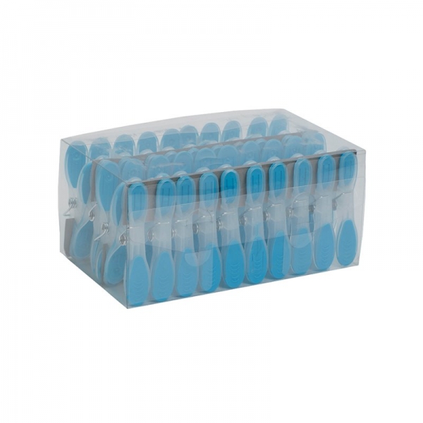 Blue Plastic Pegs (Pack of 40)