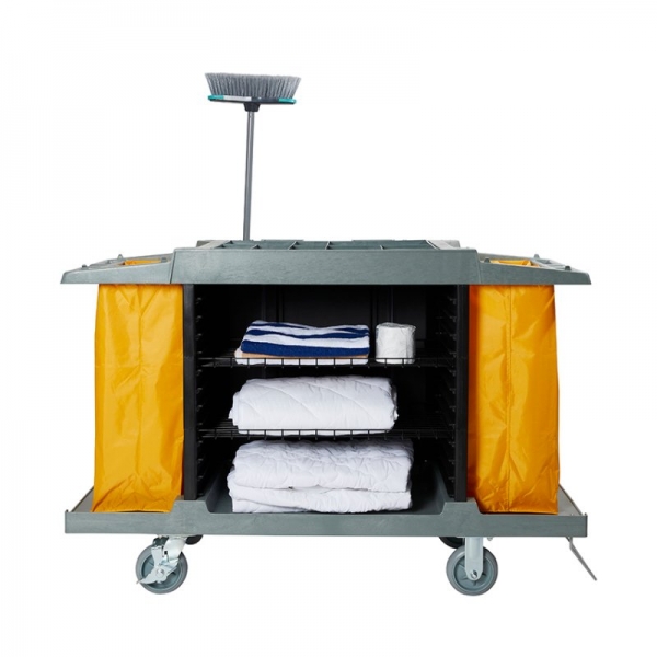 Compass Compact Open Front Housekeeping Trolley
