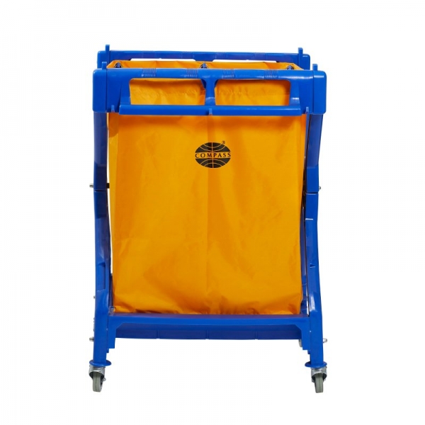 Compass Scissor Laundry Cart with Bag 195L