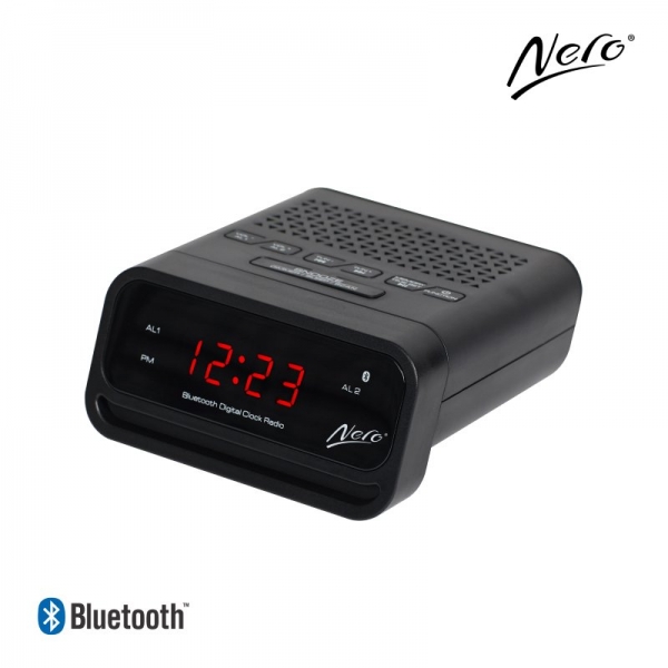 Nero Edge Bluetooth Alarm Clock Radio