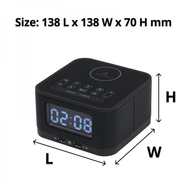 Nero Qi Soundbox 3 Bluetooth Alarm Clock Radio