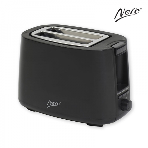 Nero Black Toaster 2 Slice
