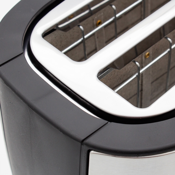 Nero 4 Slice Stainless Steel Toaster Long