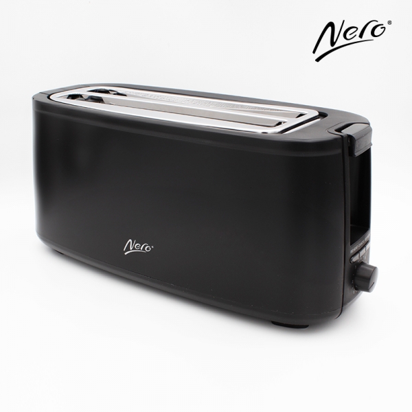 Nero 4 Slice Black Toaster Long - Click for more info