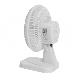 Nero White Desk Fan 15cm