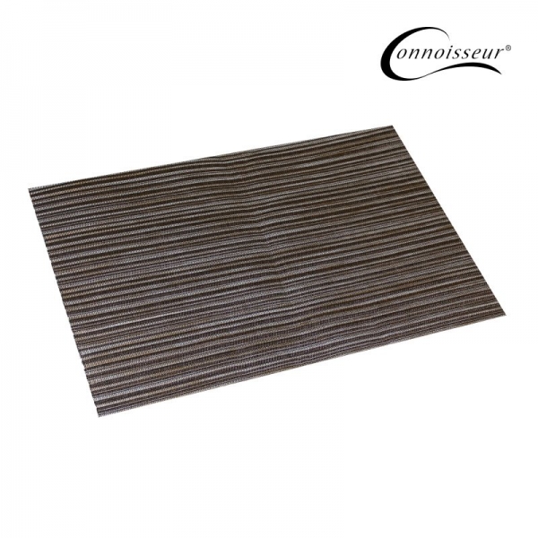 Connoisseur Silver and Bronze Woven PVC Placemat - Click for more info