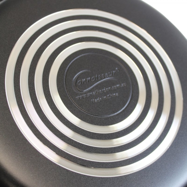 Connoisseur Pressed Non-stick Saucepan 20 cm with Glass Lid