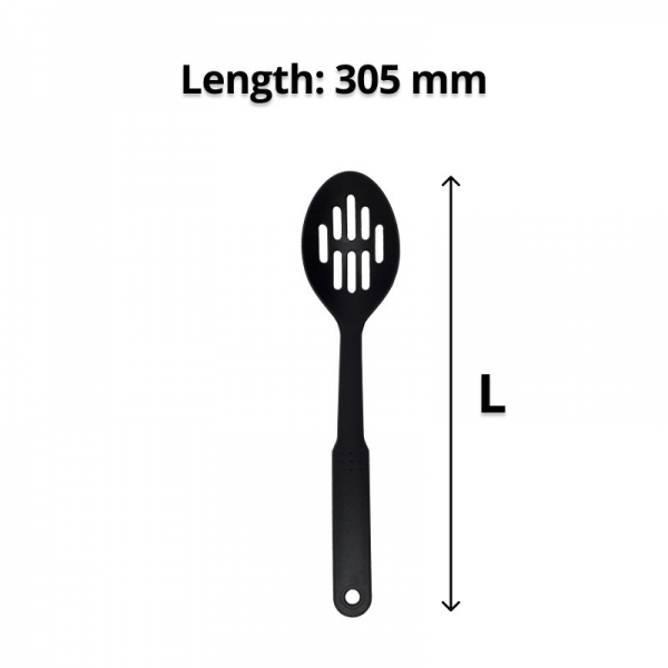Black Non-stick Slotted Spoon