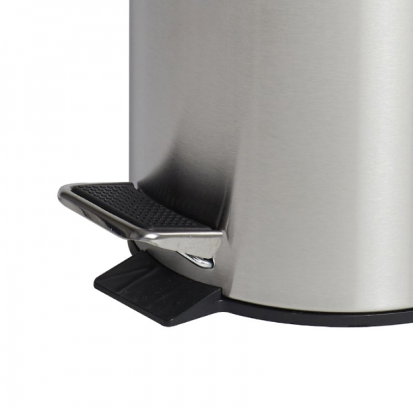 Round Stainless Steel Pedal Bin 5L