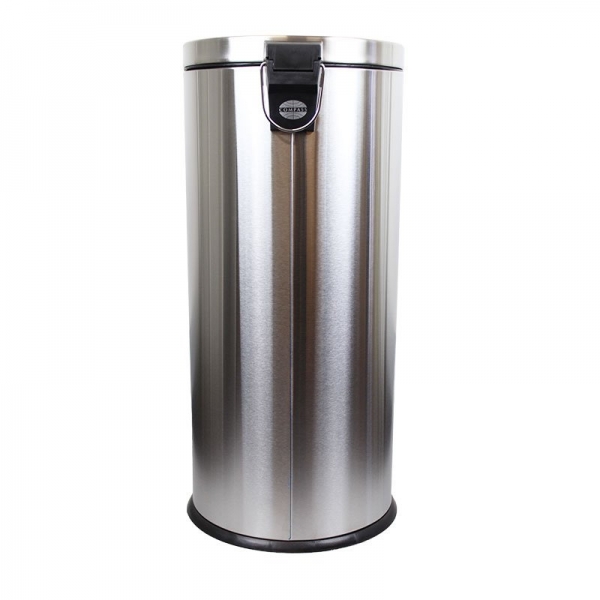 Round Stainless Steel Pedal Bin 30L